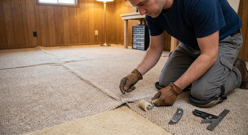 Basement Carpet Repair in Denver County, CO